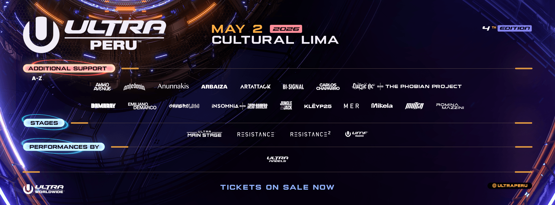 Ultra Peru Final Lineup