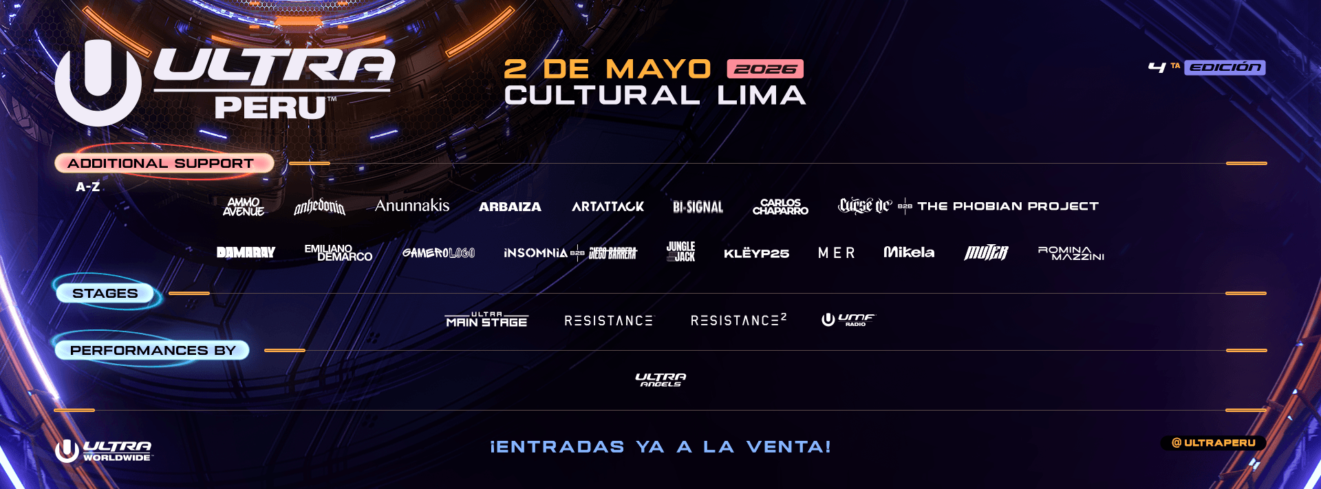 Ultra Peru Final Lineup